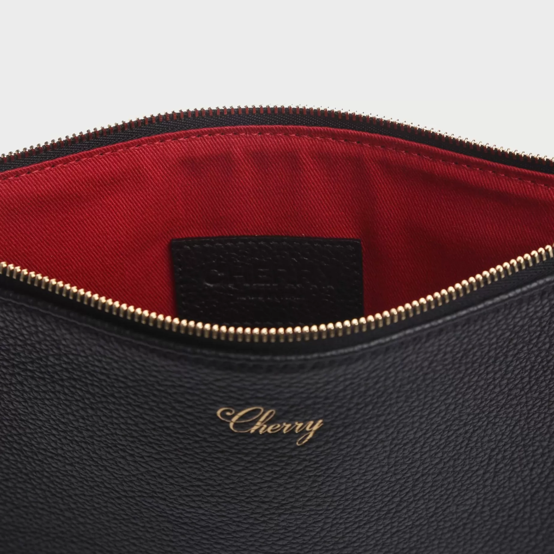 Bolsa De Cuero (Negro)^Cherry Store