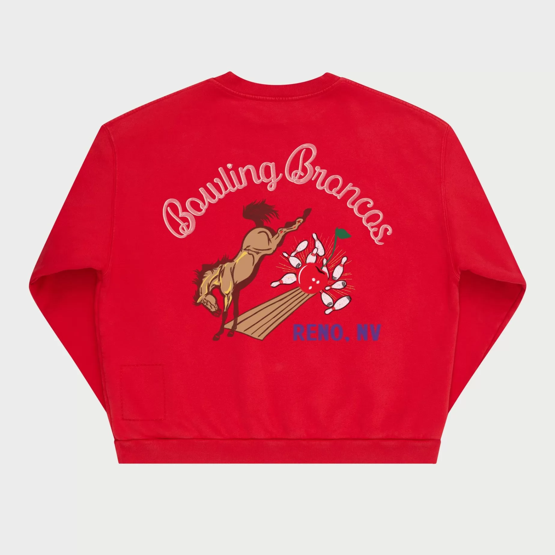 Bowling Broncos Crewneck (Cardenal)^Cherry Online