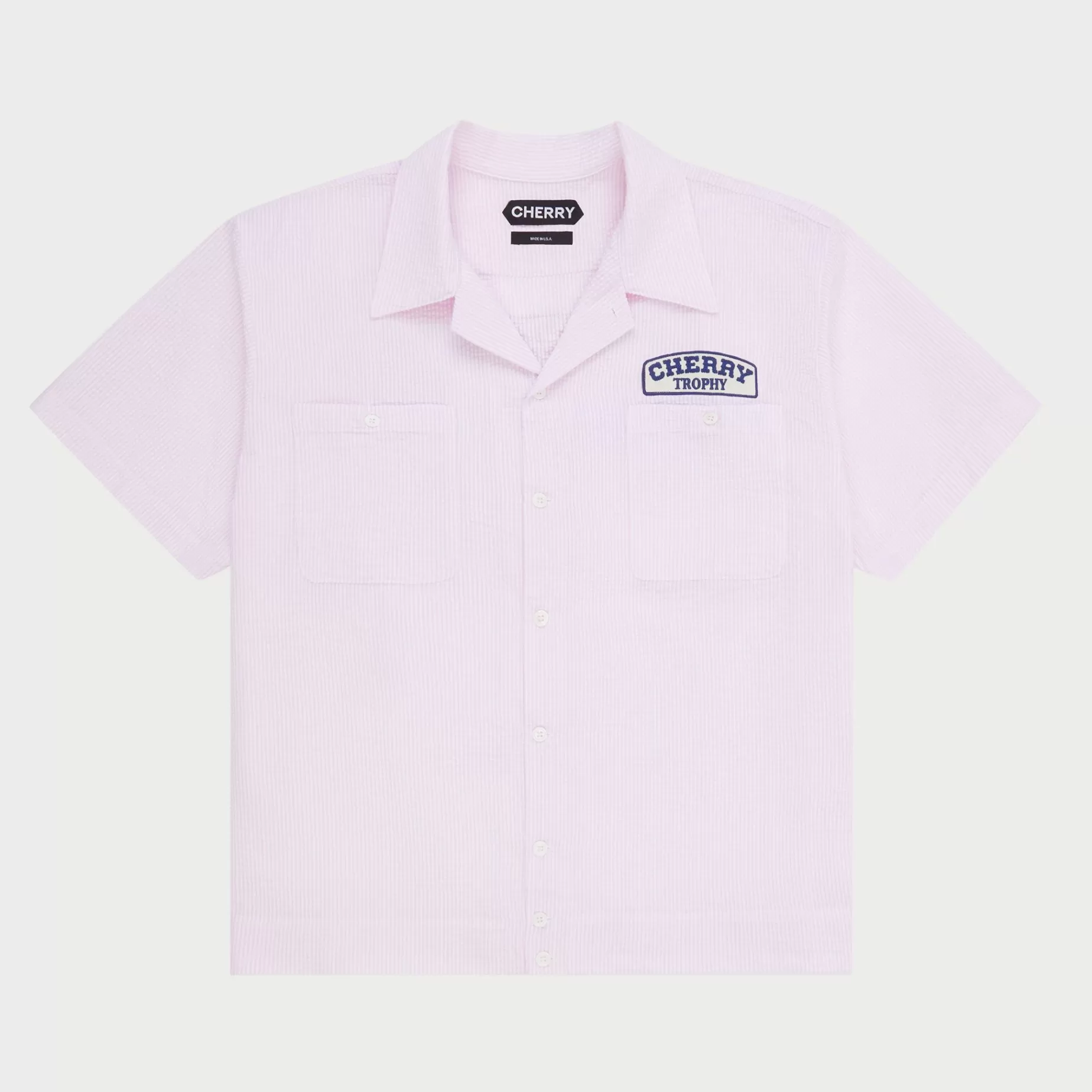 Camisa De Mecanico Seersucker Trophy (Rosa)^Cherry Discount