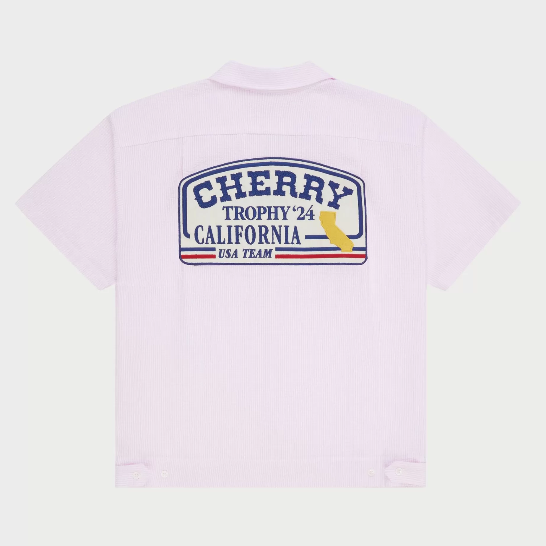 Camisa De Mecanico Seersucker Trophy (Rosa)^Cherry Discount