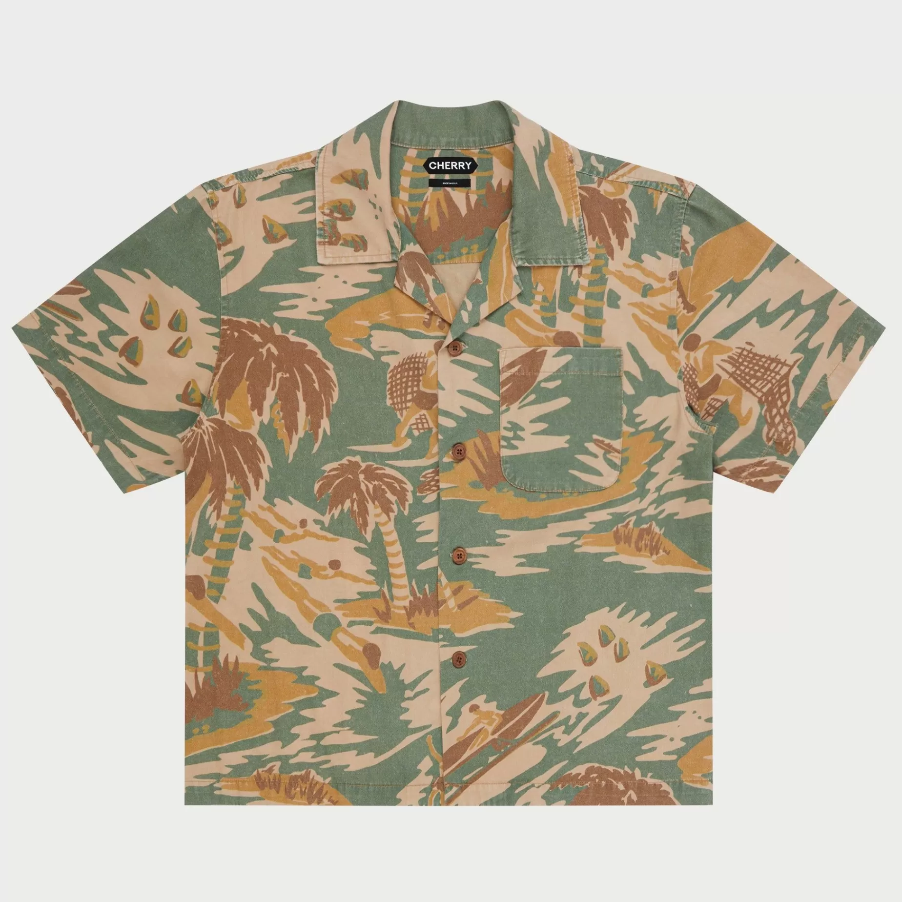 Camisa De Vacaciones Safari (Camuflaje)^Cherry Outlet