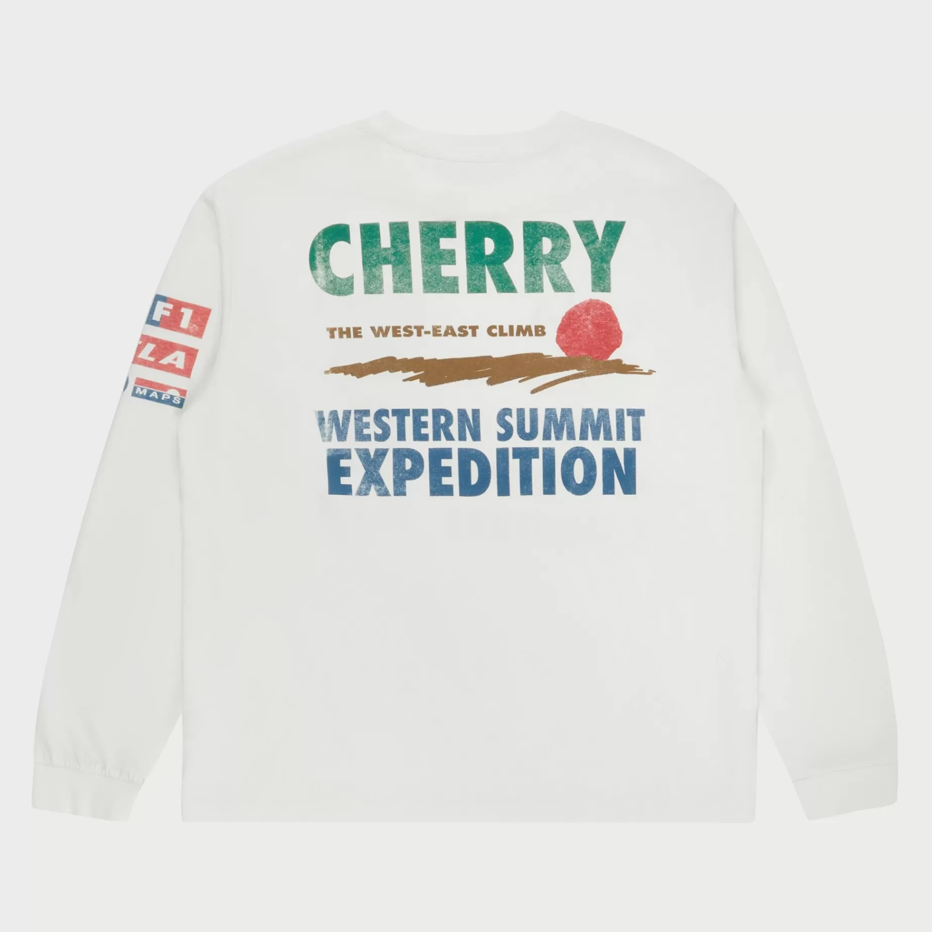 Camiseta Adventure Team L/S (Blanco)^Cherry Hot