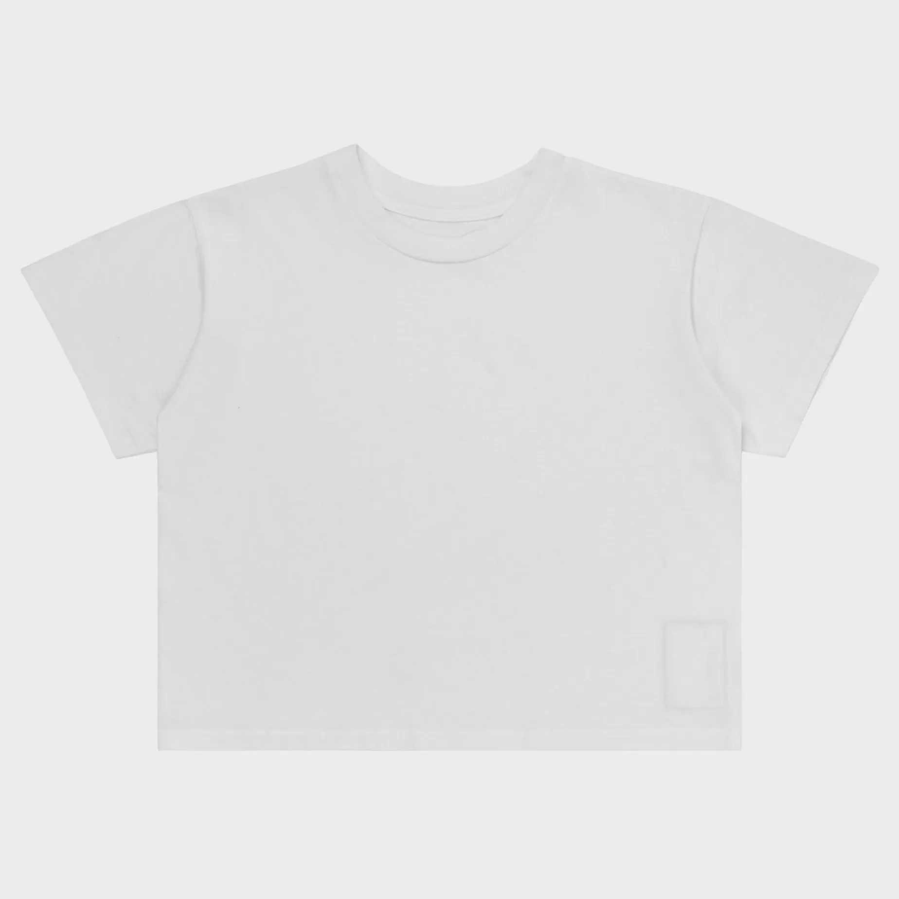 Camiseta Basic Boxy Mujer (Blanco)^Cherry Outlet