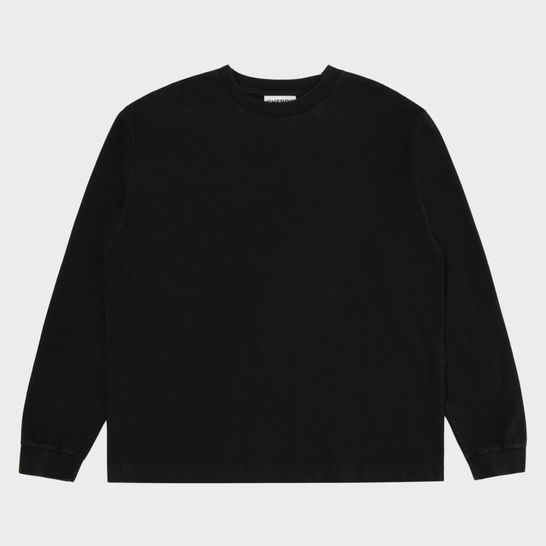 Camiseta Basica L/S (Vintage Black)^Cherry New