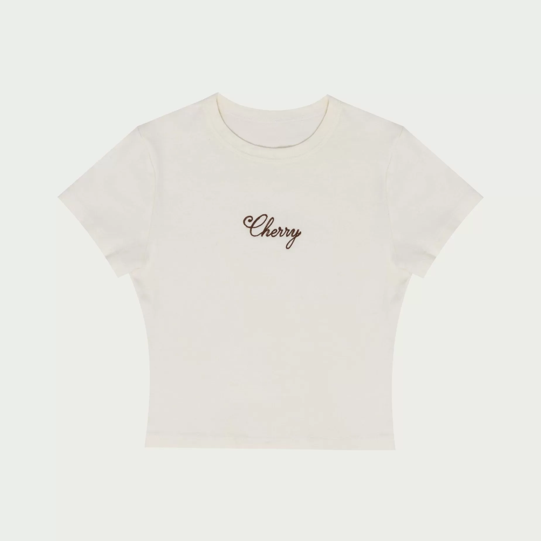 Camiseta Clasica Americana Para Bebe (Crema)^Cherry Best