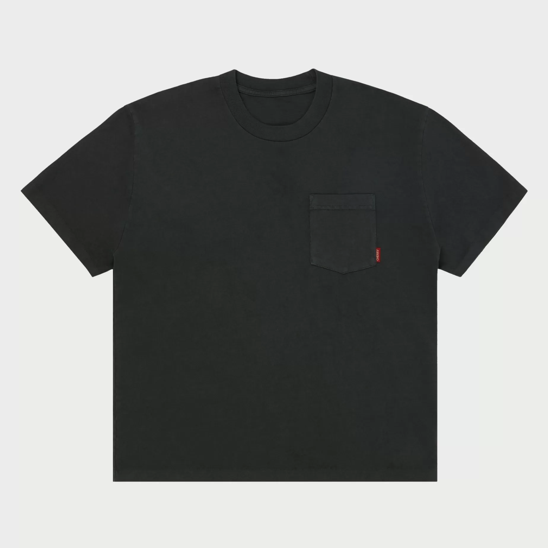Camiseta Con Bolsillo American Classic (Negro Vintage)^Cherry New