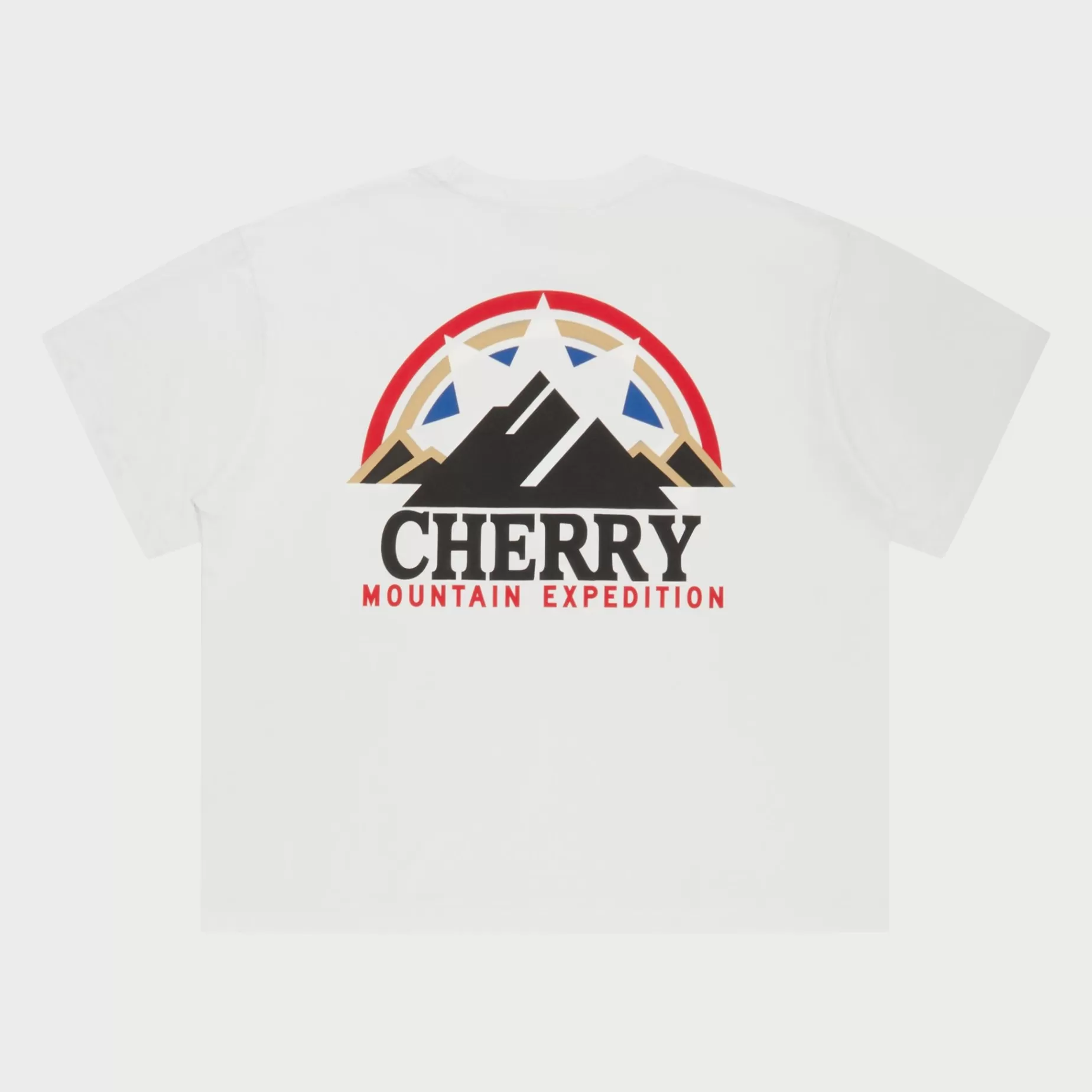 Camiseta Con Bolsillo Cuadrado Mountain Expedition (Blanco)^Cherry Flash Sale