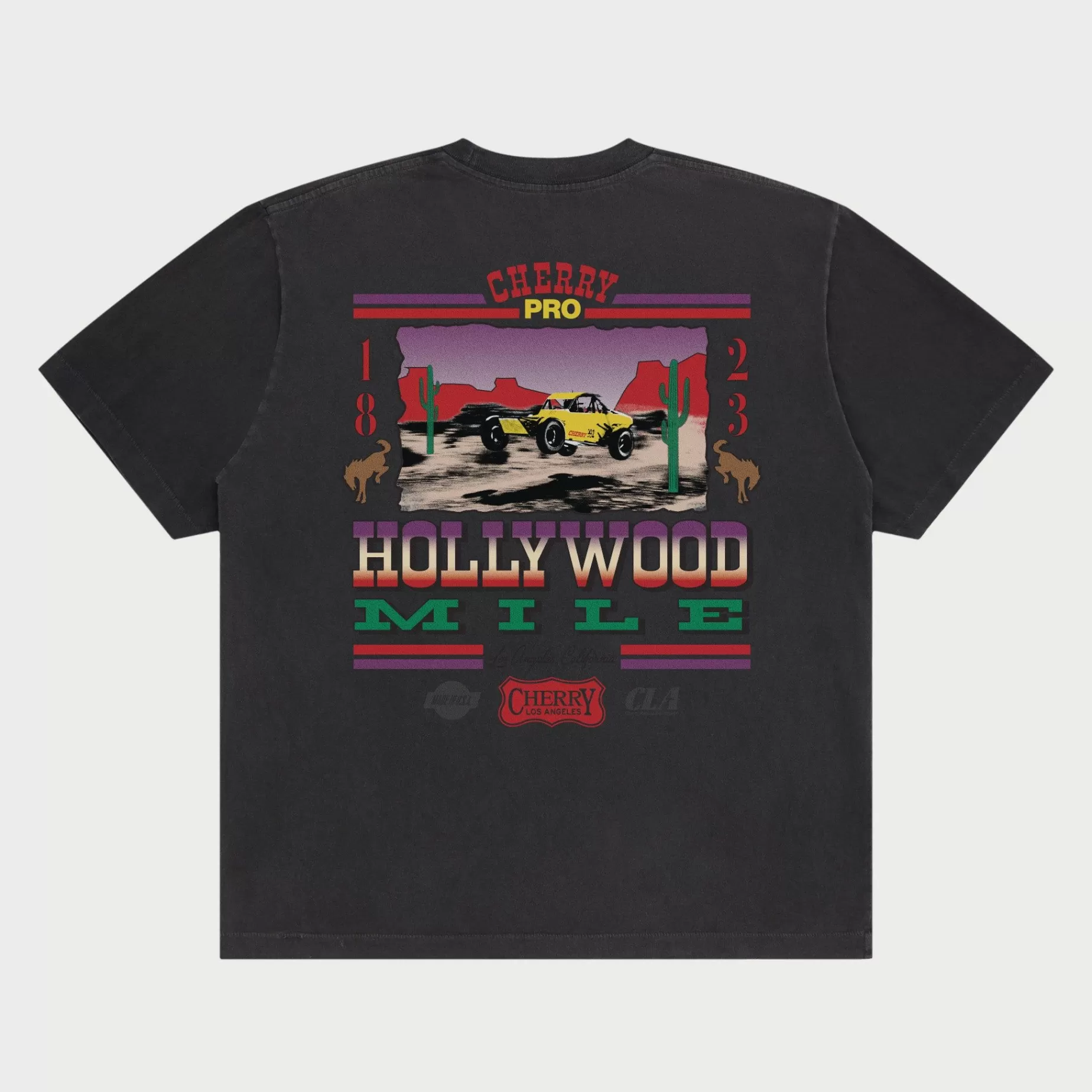 Camiseta Con Bolsillo Hollywood Mile (Ceniza)^Cherry Discount