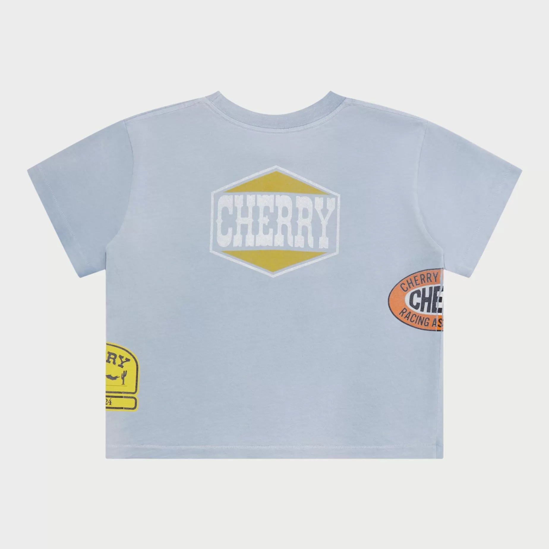 Camiseta Para Bebe Off Road Boxy (Azul Polvoriento)^Cherry Outlet