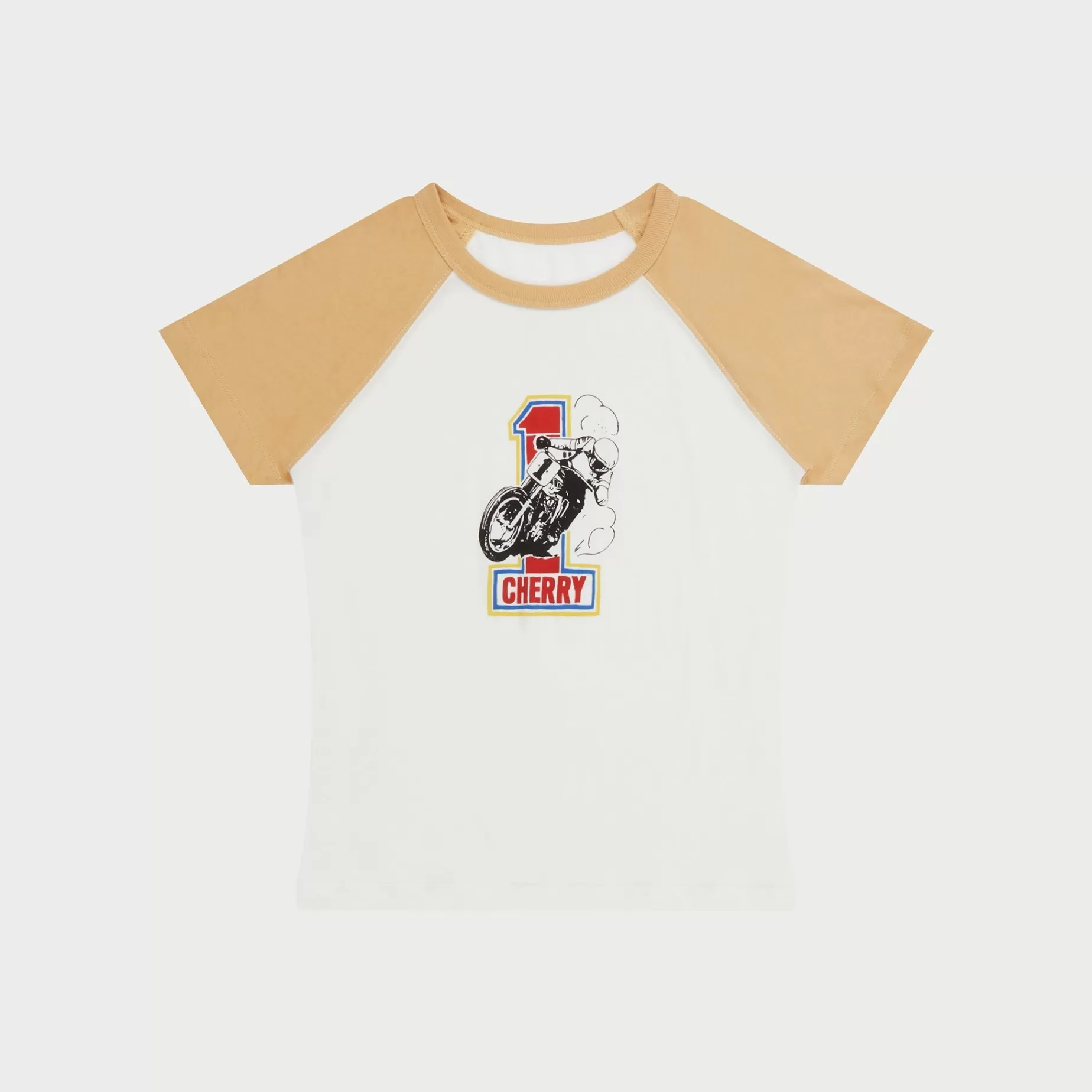 Camiseta Raglan Para Bebe (Camello)^Cherry Best Sale