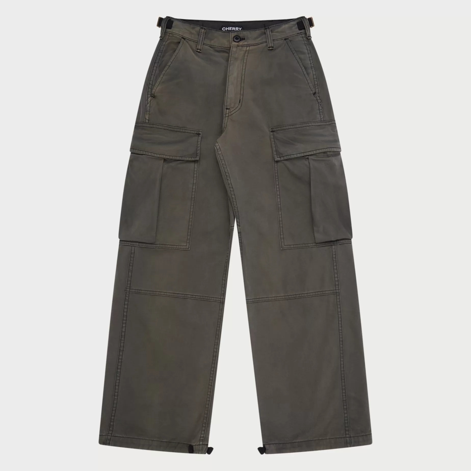 Cargo De Pierna Ancha (Negro Vintage)^Cherry Outlet