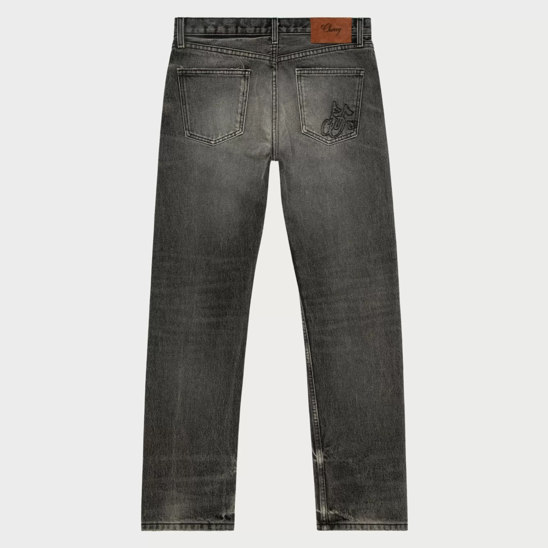 Denim Recto De 5 Bolsillos (Gris)^Cherry Discount