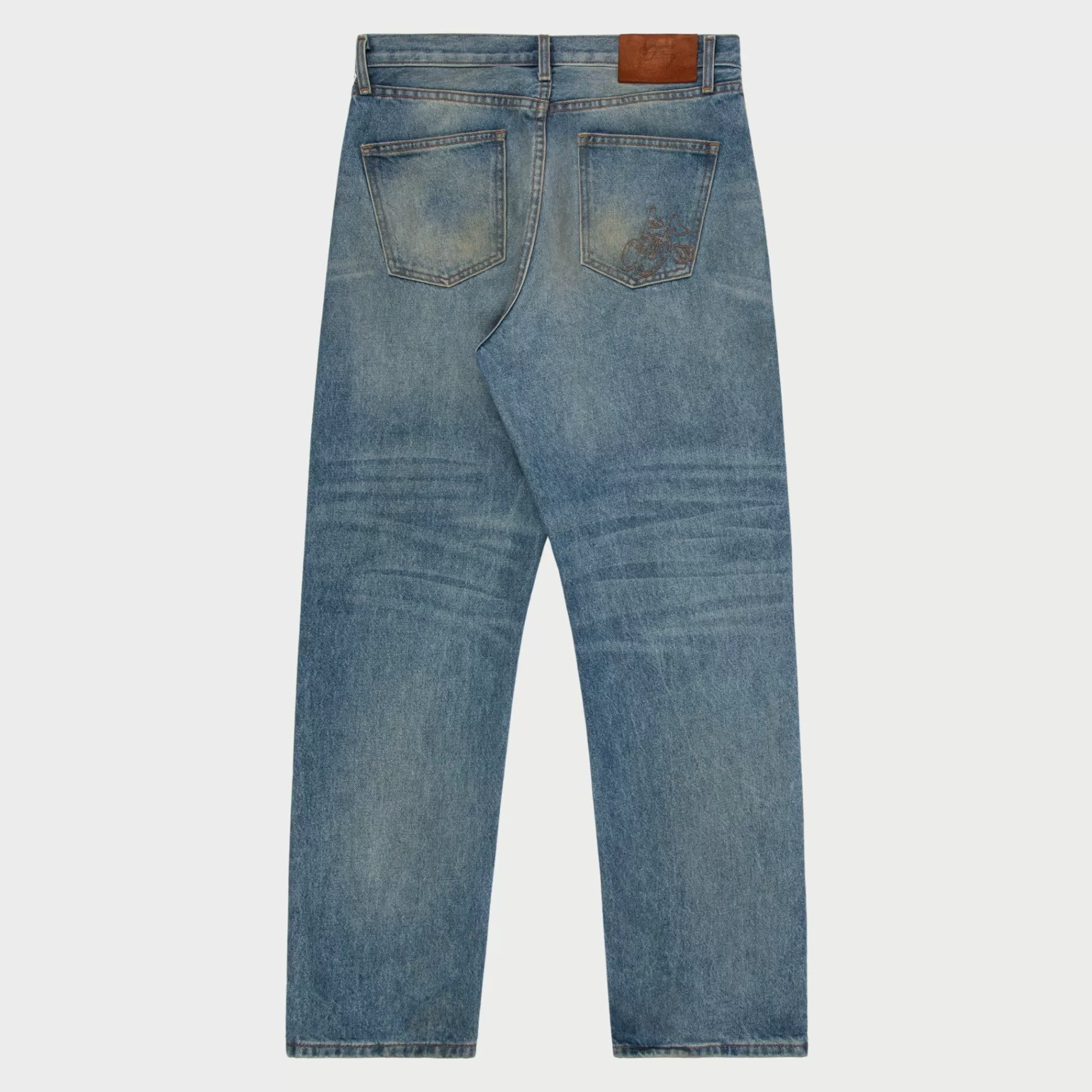 Denim Relajado De 5 Bolsillos (Indigo)^Cherry Best Sale