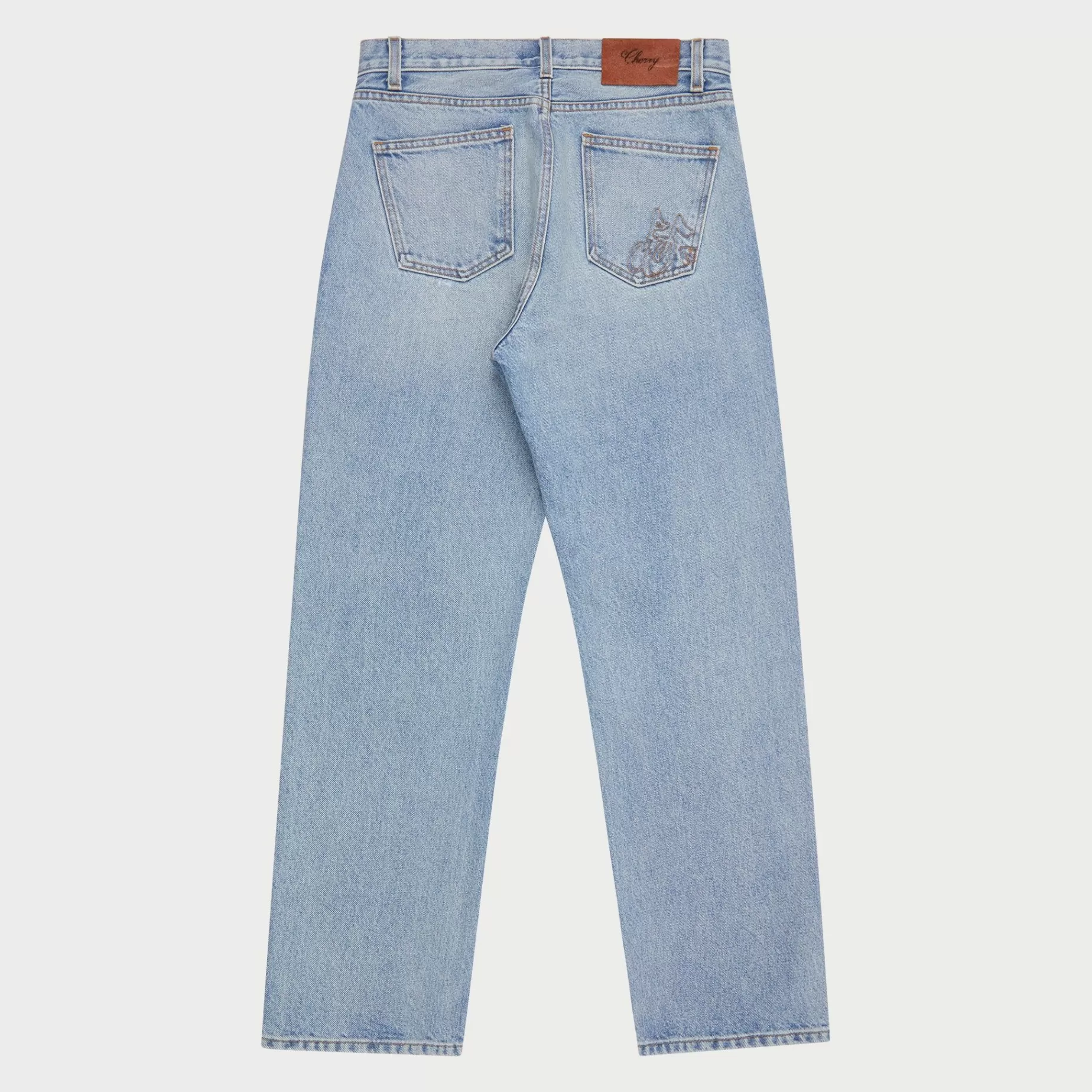 Denim Relajado De 5 Bolsillos (Lavado George)^Cherry Cheap