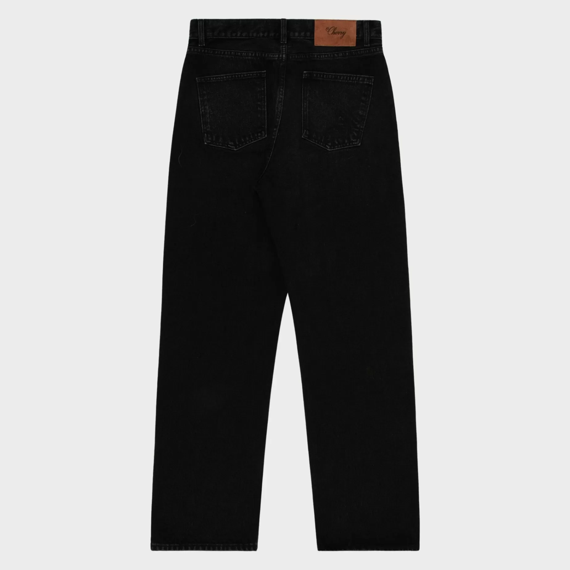 Denim Relajado De 5 Bolsillos (Negro)^Cherry Clearance