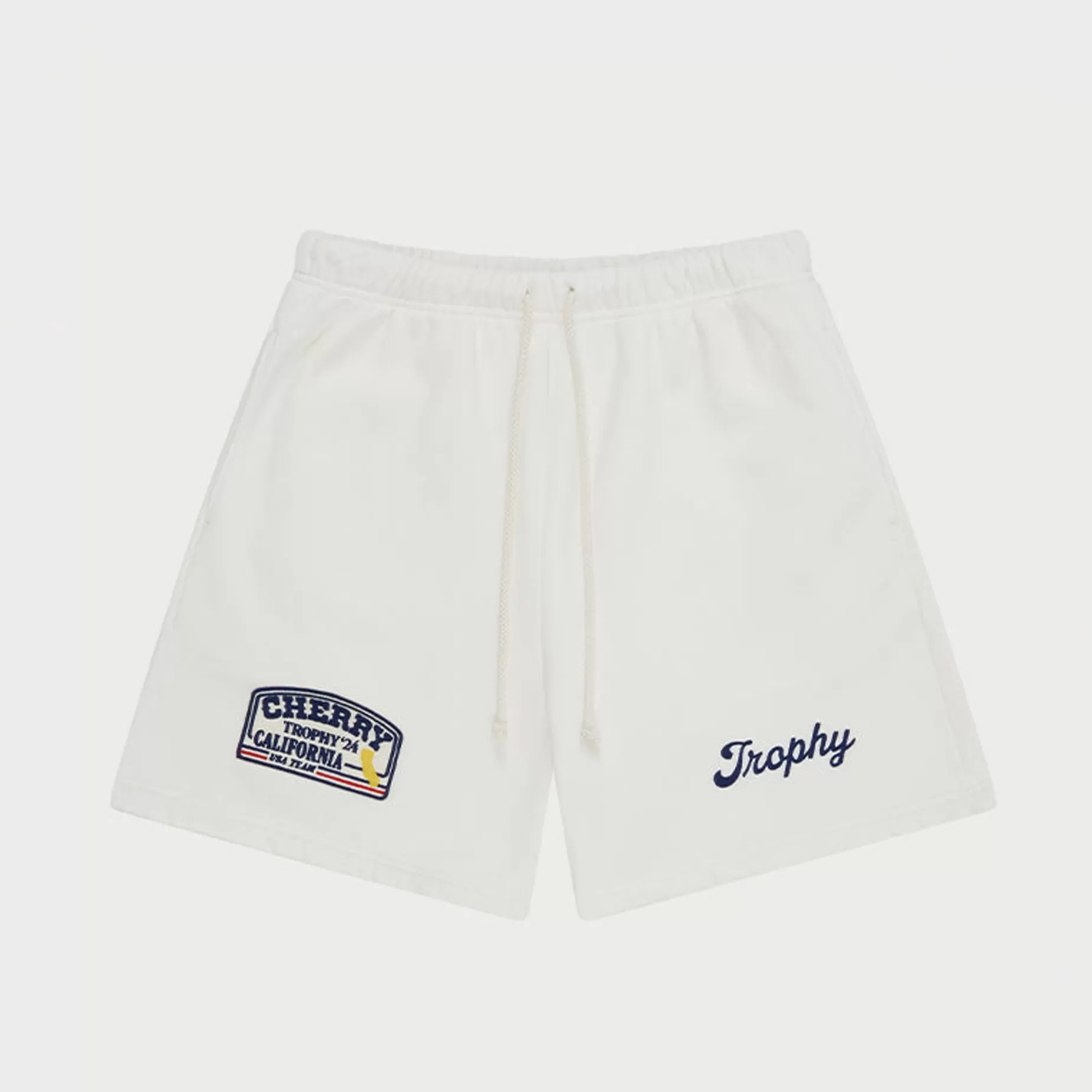 Pantalon Corto Deportivo Trophy (Blanco Vintage)^Cherry Store