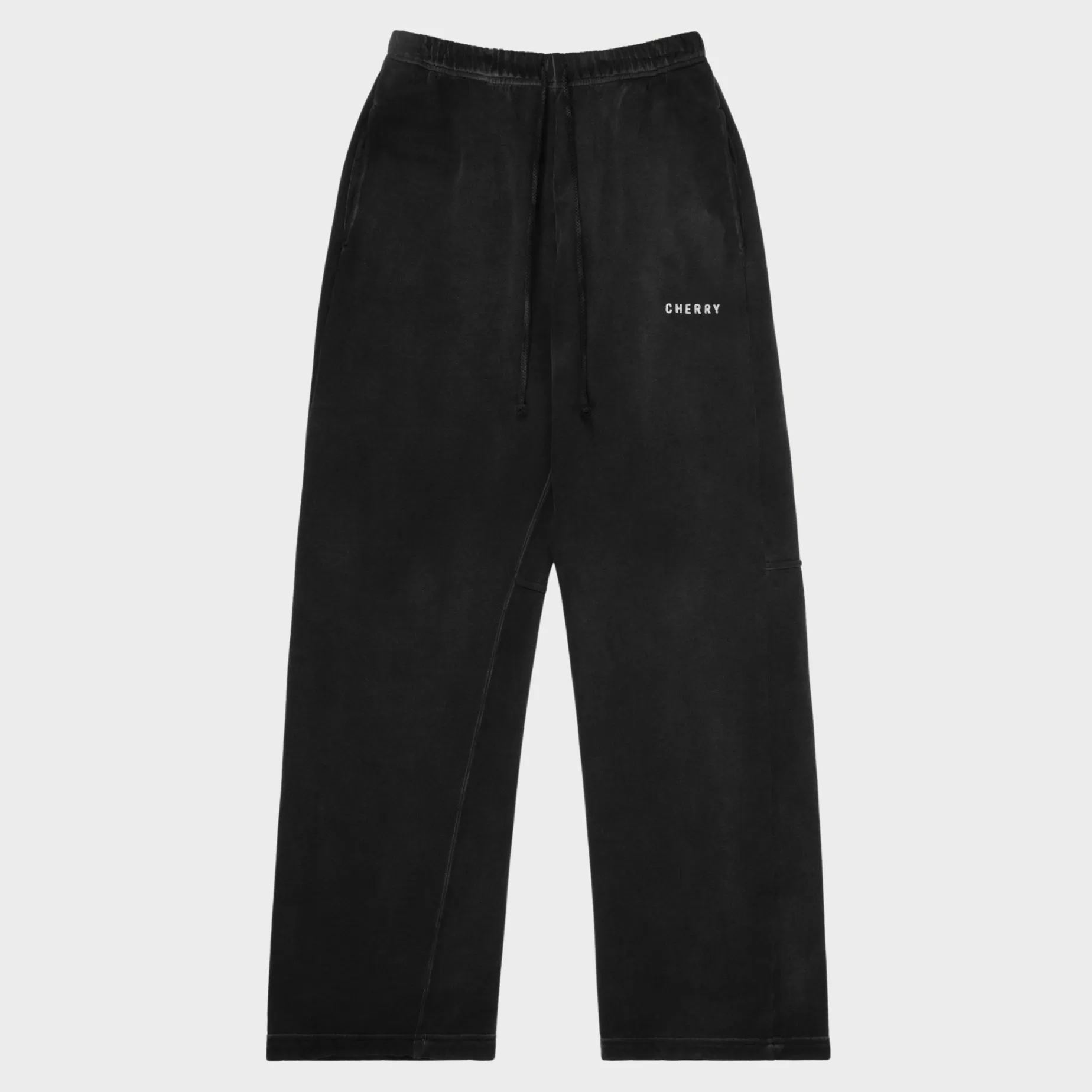 Pantalones Deportivos De Paracaidas Con Logotipo Basico (Negro)^Cherry Discount