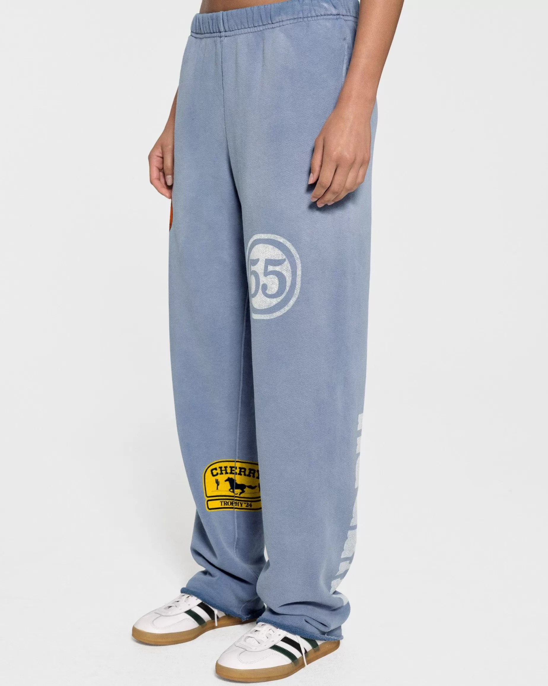 Pantalones Deportivos Off Road Raw Edge (Azul Polvoriento)^Cherry Online