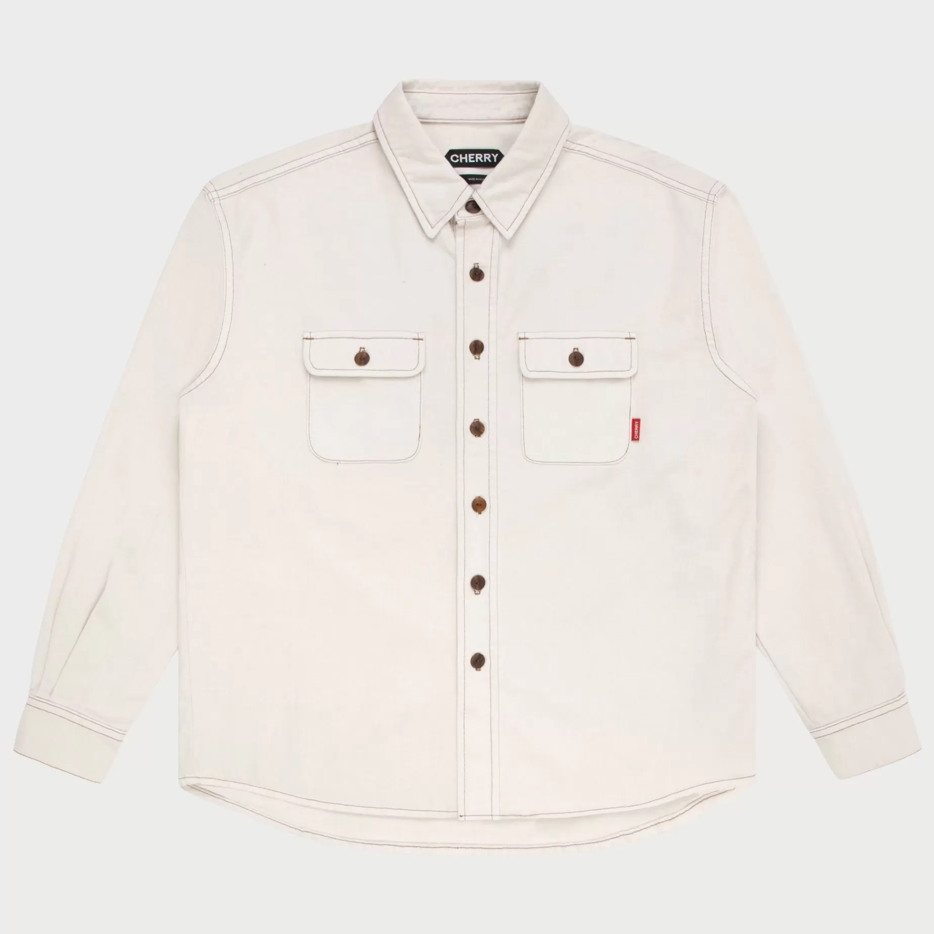Sobrecamisa Vaquera (Vintage White)^Cherry New