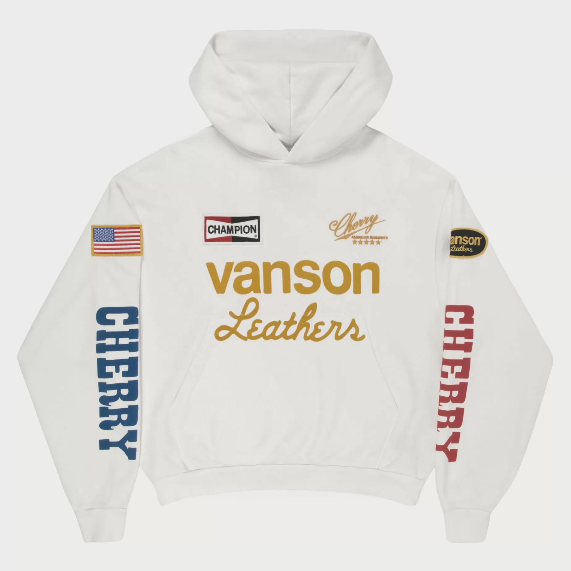Sudadera Con Capucha Vanson (Blanco Vintage)^Cherry Clearance