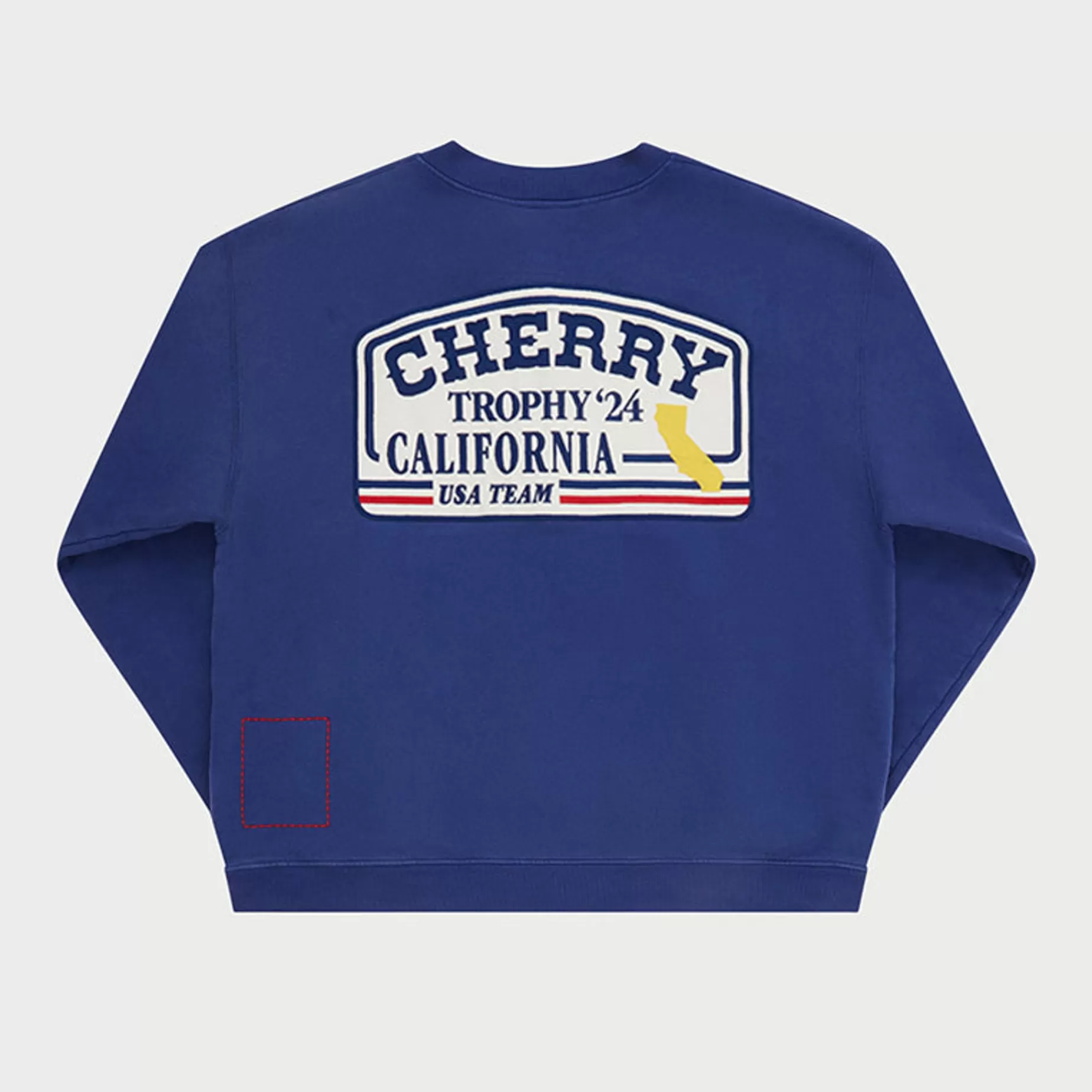 Trophy Henley Crewneck (Real)^Cherry Cheap